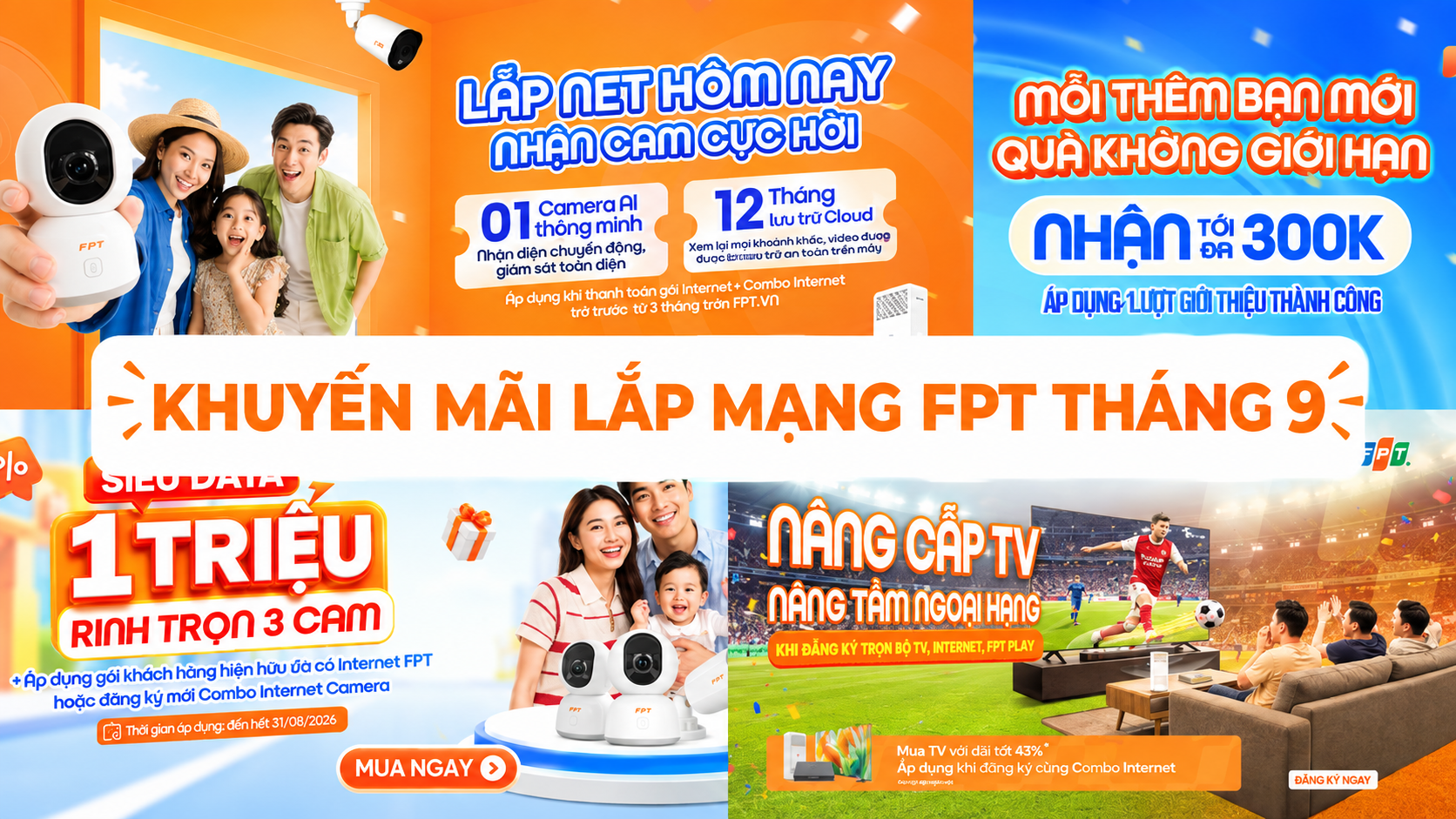 Khuyến mãi lắp đặt mạng tháng 9
